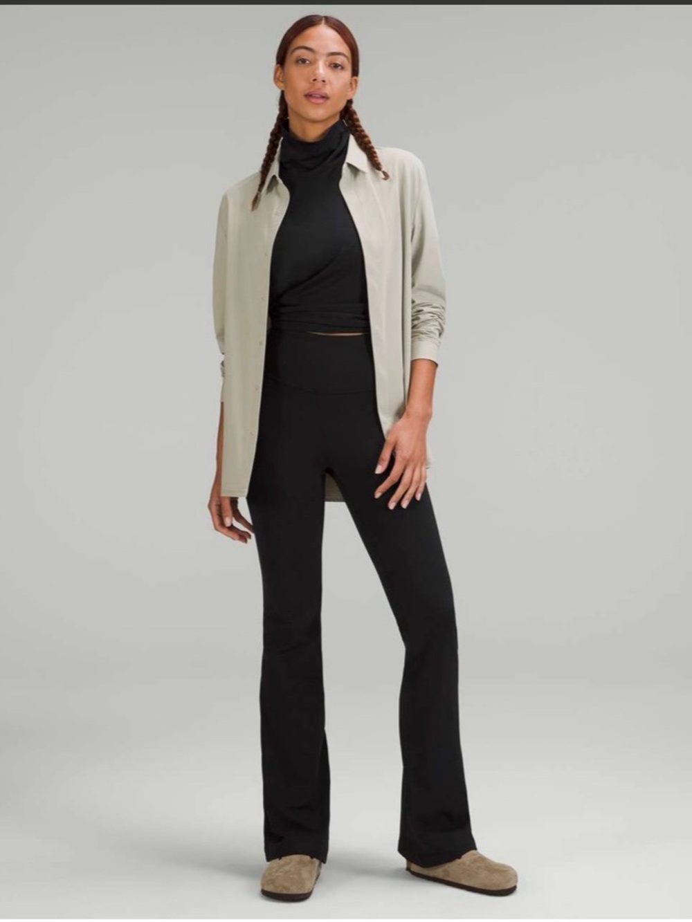 Lululemon mini Flare Leggings Black